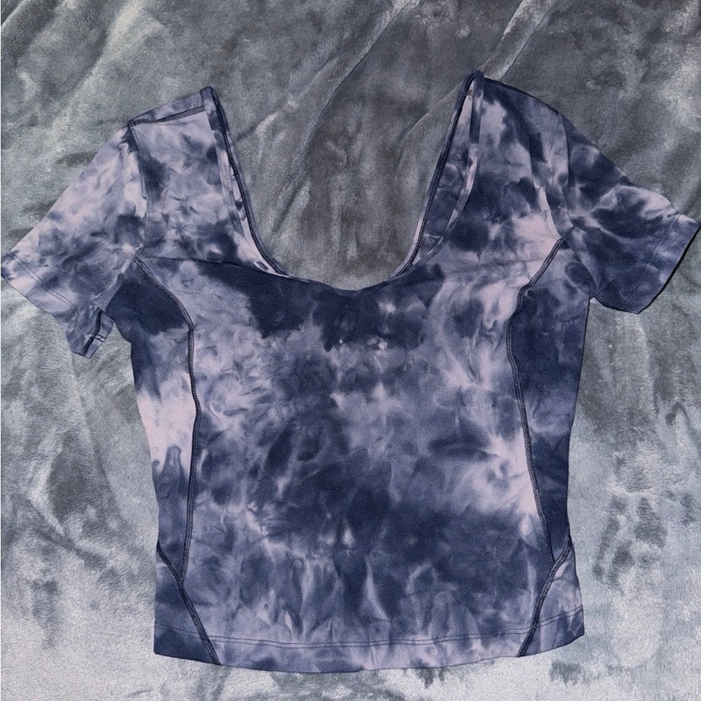 lulu diamond dye align tee